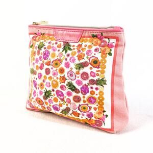 NWOT Estée Lauder Small Citrus Fruits Print Makeup Bag